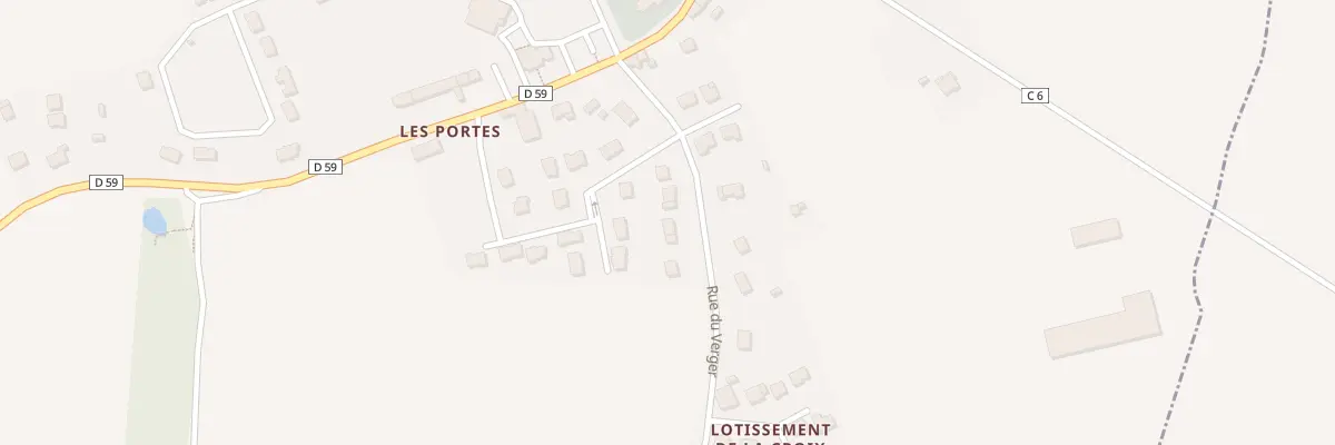 Plan du 8 Rue du Verger au Crouais