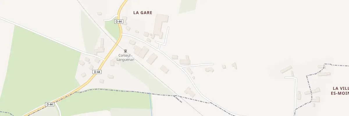 Plan du 5211 La Gare à Languenan