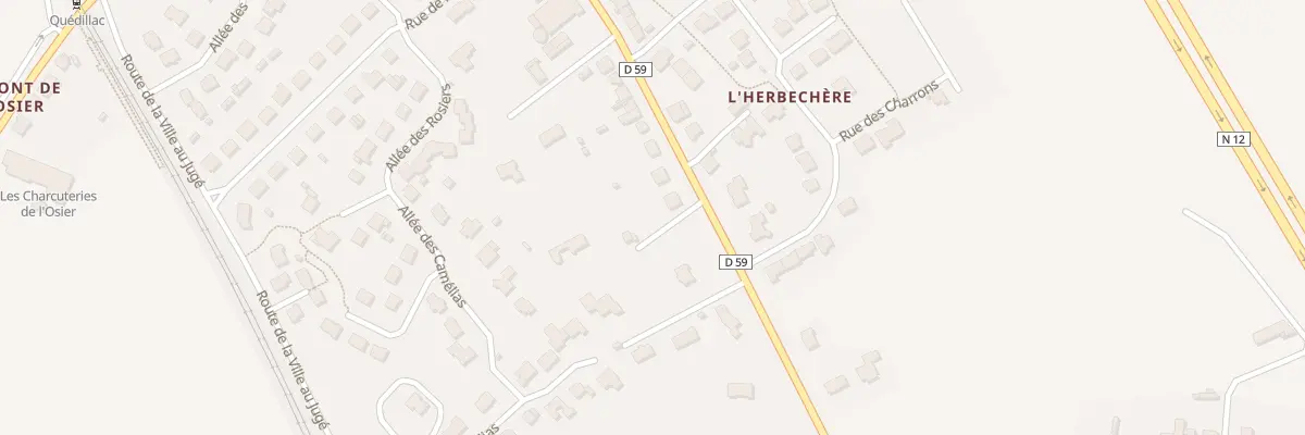 Plan du 51 Rue de Rennes à Quédillac