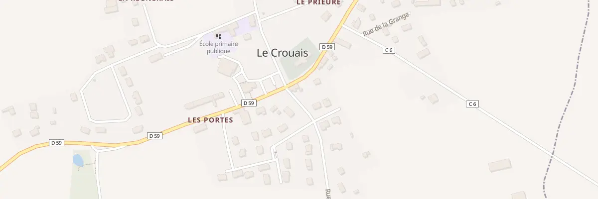 Plan du 2 Rue des Courtils au Crouais