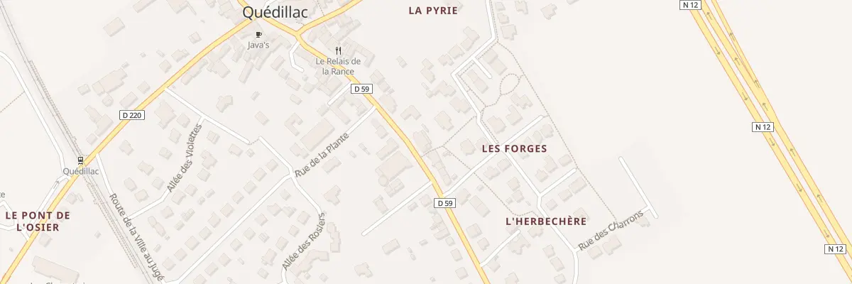 Plan du 22 Rue de Rennes à Quédillac