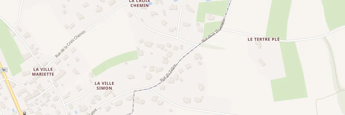Plan du 29 Rue du Sabre à Lancieux
