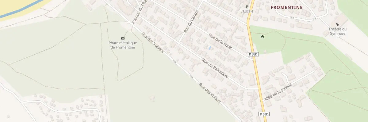 Plan du 30 Rue du belvédère à La Barre-de-Monts