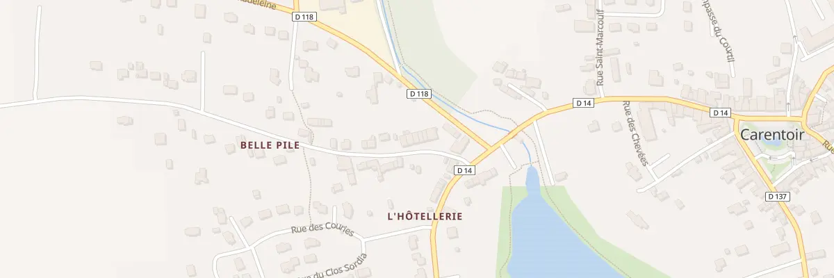 Plan du 10 Rue de Belle Pile à Carentoir