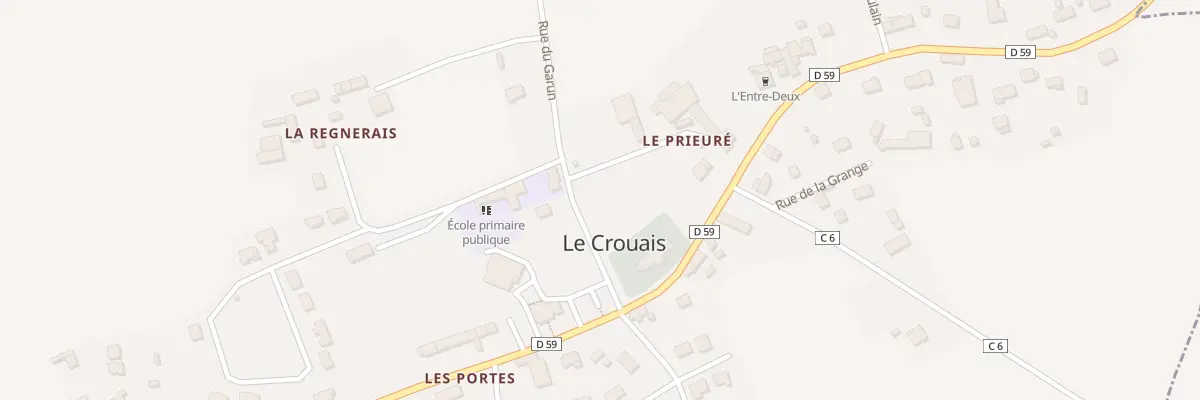 Plan du 2 Rue du Garun au Crouais