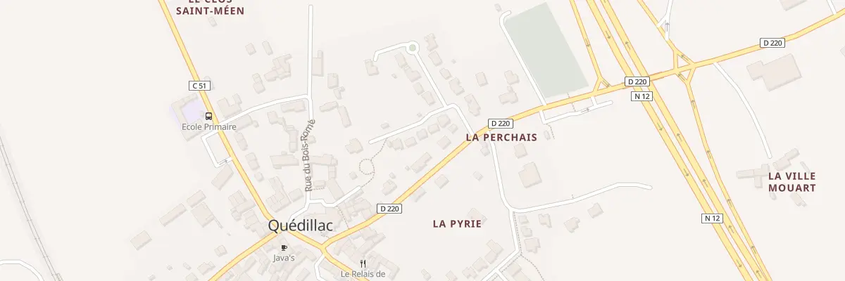 Plan du 6 Rue de la Batiste à Quédillac