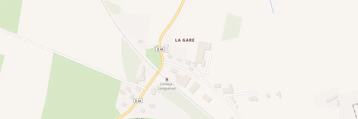 Plan du 5225 La Gare à Languenan