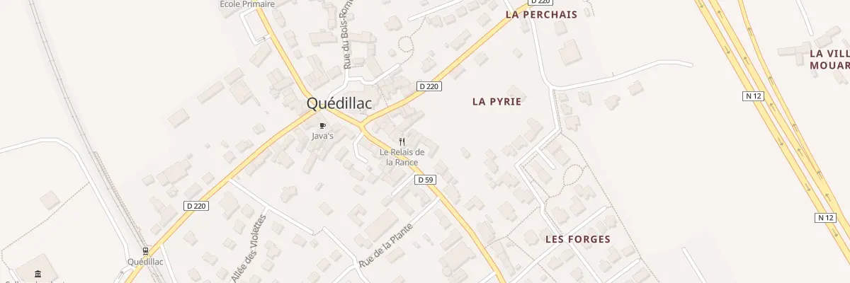 Plan du 12 Rue de Rennes à Quédillac