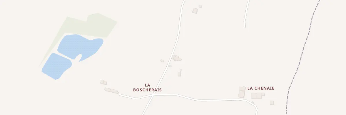 Plan du 25 La Boscherais au Crouais