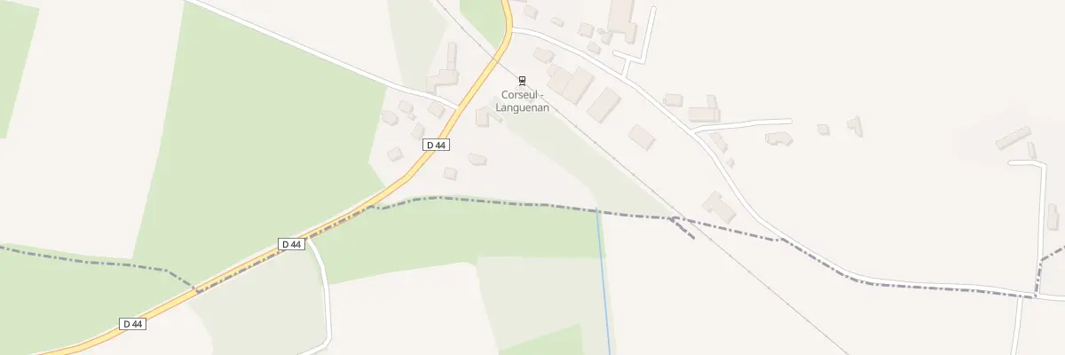 Plan du 5443F La Gare à Languenan