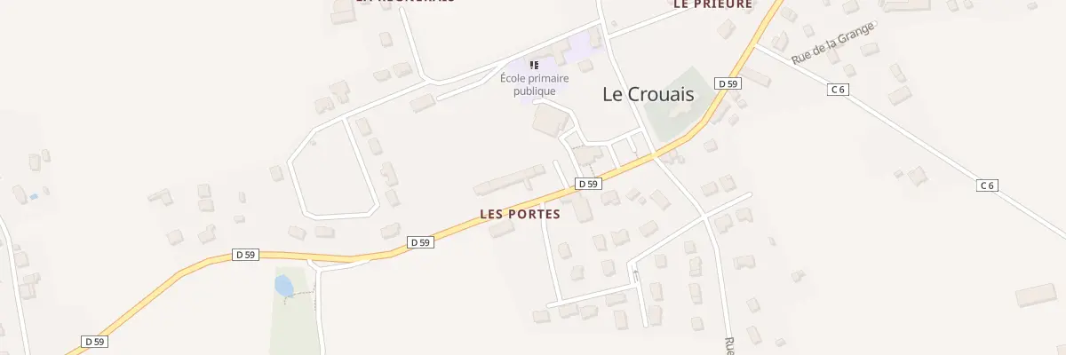 Plan du 6 Rue des Portes au Crouais