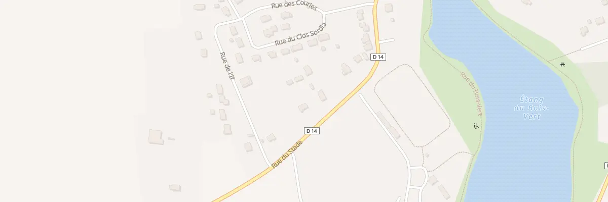 Plan du 14 Rue du Stade à Carentoir