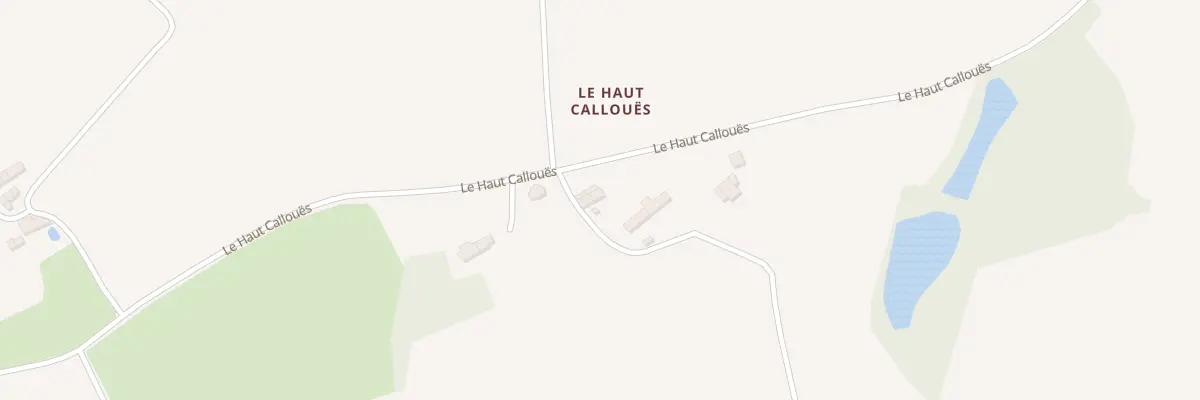 Plan du 5250 Le haut Callouet à Languenan