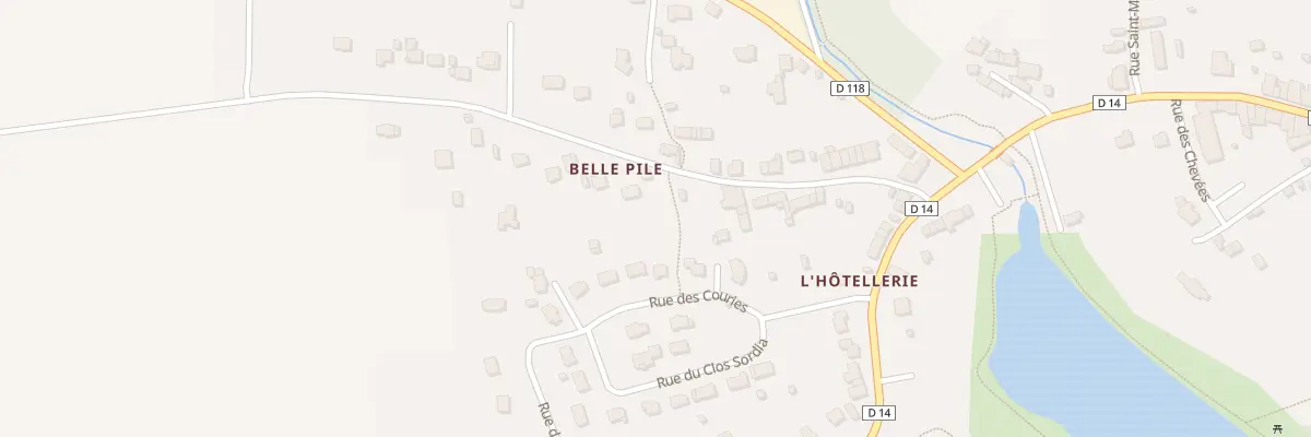 Plan du 19 Rue de Belle Pile à Carentoir