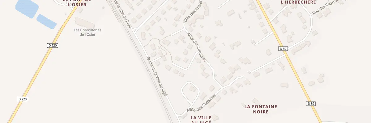 Plan du 3 All des Lilas à Quédillac