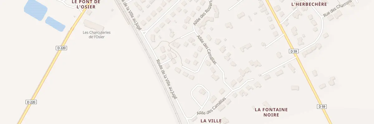Plan du 5 All des Lilas à Quédillac