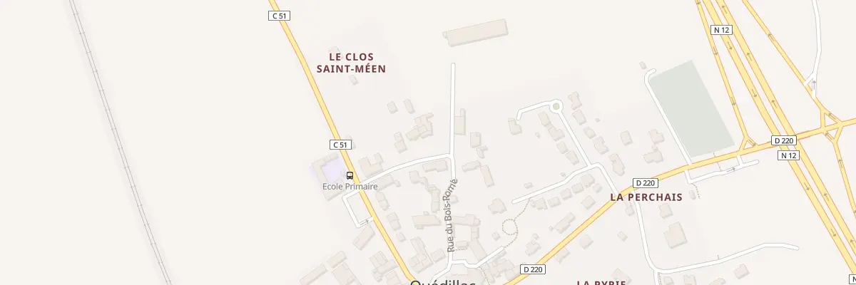 Plan du 9 Rue du Bois Romé à Quédillac