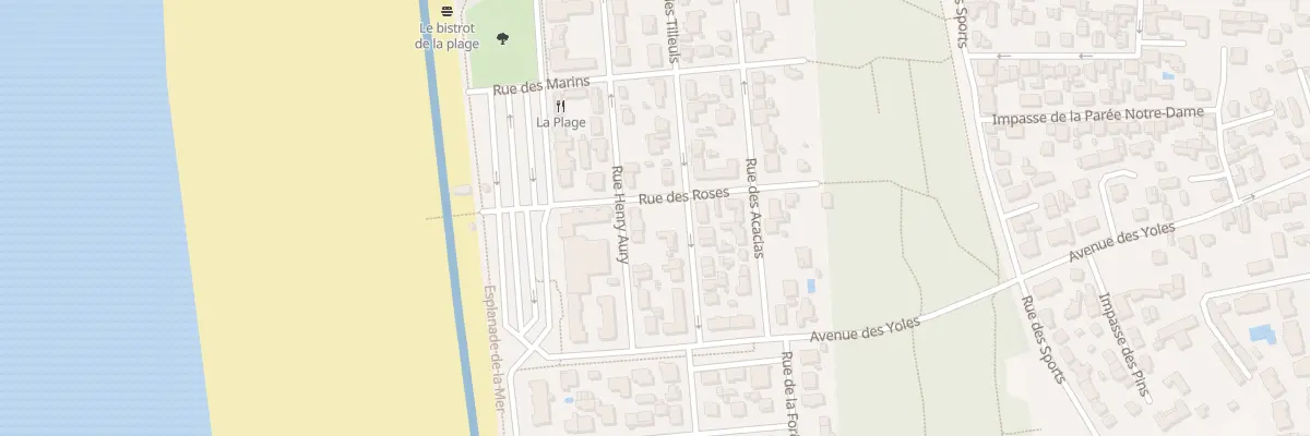 Plan du 19 Rue henry aury à Notre-Dame-de-Monts