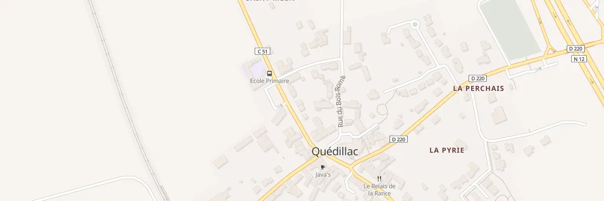 Plan du 8 Rue de Saint-Brieuc à Quédillac