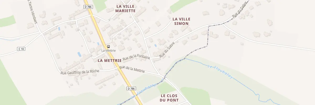 Plan du 3 Rue du Sabre à Lancieux