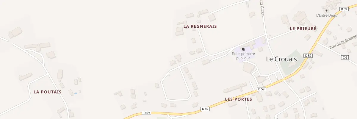 Plan du 8 Rue du Manoir au Crouais