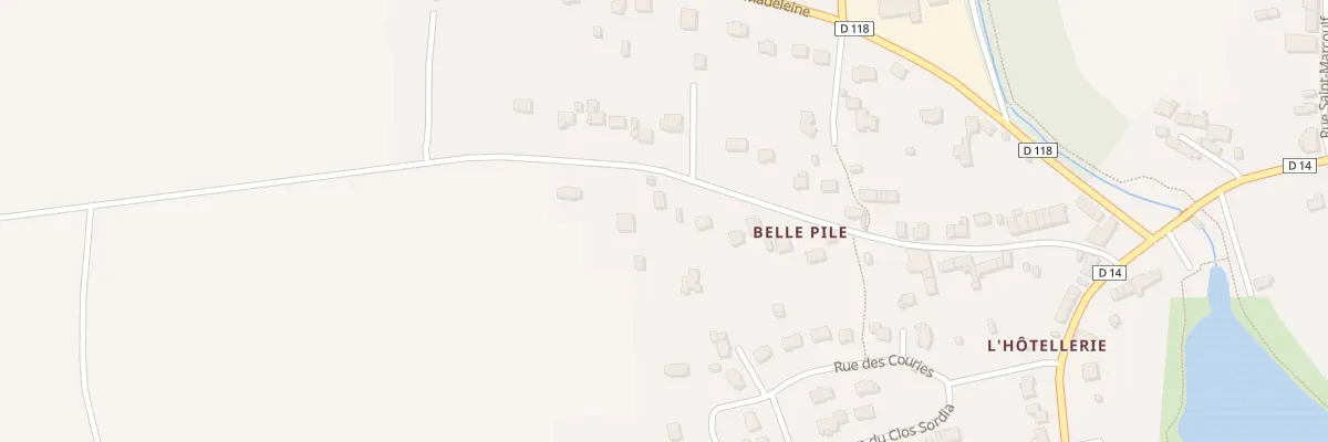Plan du 33 Rue de Belle Pile à Carentoir