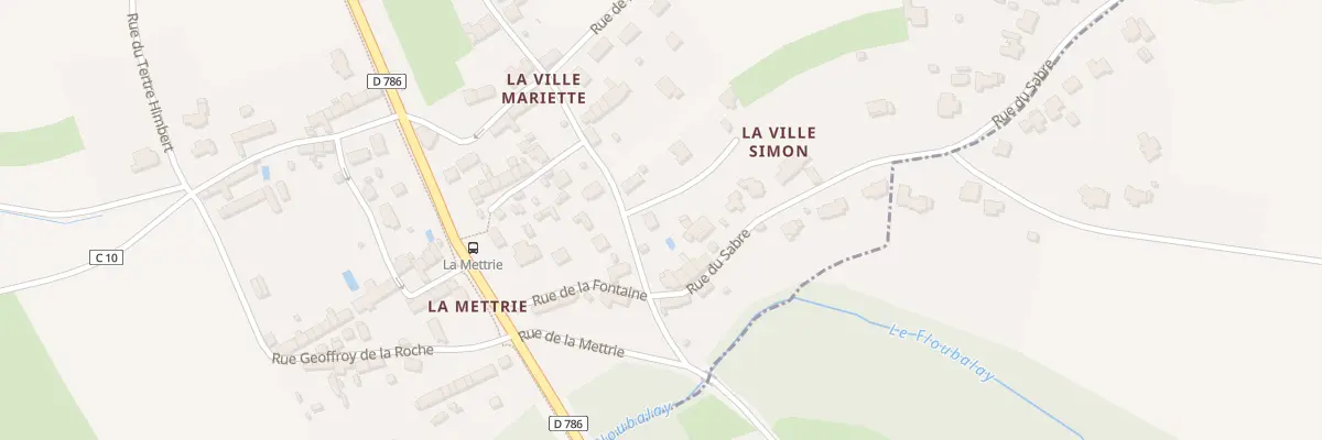 Plan du 35 Rue Gabrielle Glé à Lancieux