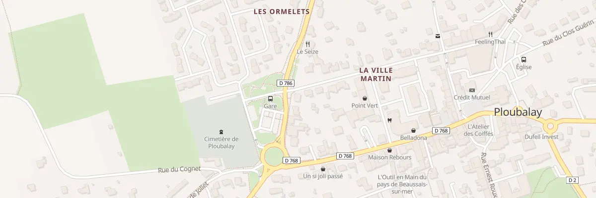 Plan du 10 Rue des Ormelets à Beaussais-sur-Mer