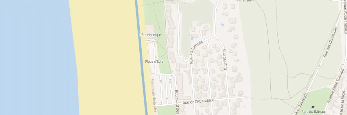 Plan du 3 All des Vagues à Notre-Dame-de-Monts
