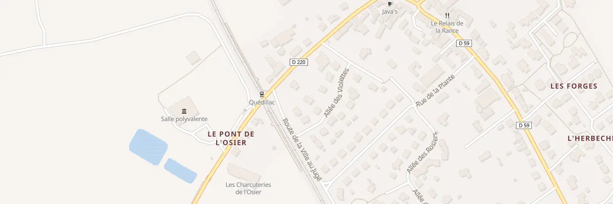 Plan du 7 All des Violettes à Quédillac