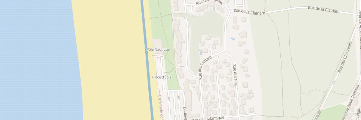 Plan du 9 All des Vagues à Notre-Dame-de-Monts