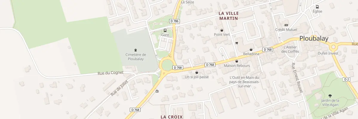 Plan du 2 Rue des Ormelets à Beaussais-sur-Mer