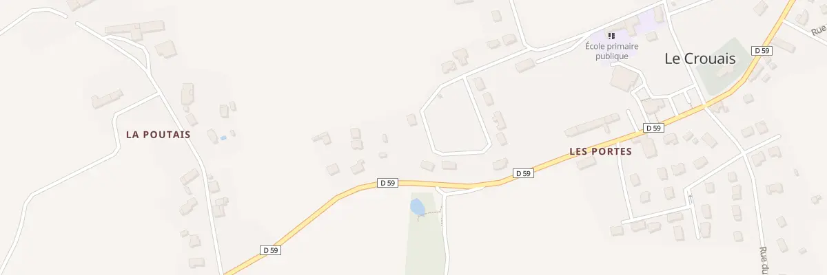 Plan du 14 Rue du Manoir au Crouais