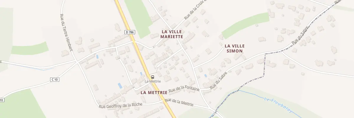Plan du 38 Rue Gabrielle Glé à Lancieux