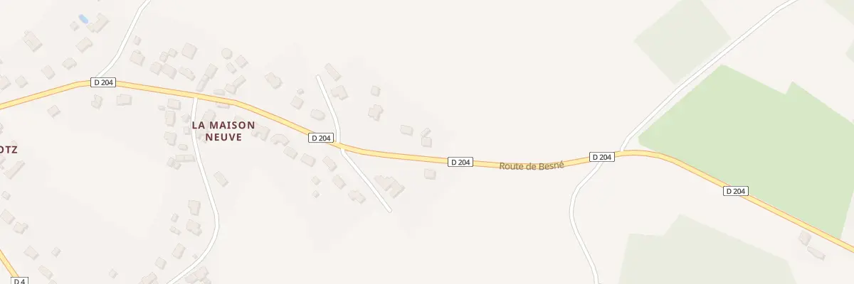 Plan du 43 Rte de Besne - la Maison Neuve à Crossac