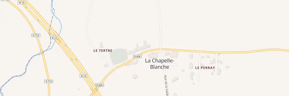 Plan du 5005 Le Bourg à La Chapelle-Blanche