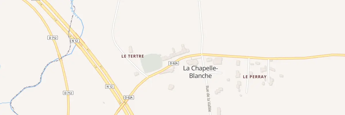 Plan du 5007 Le Bourg à La Chapelle-Blanche