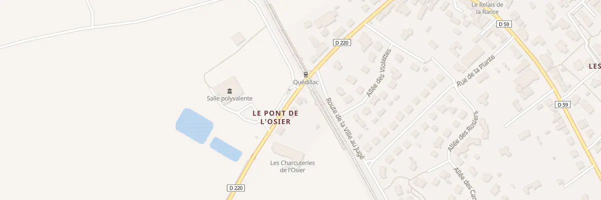 Plan du 2 Rue de Saint-Méen à Quédillac