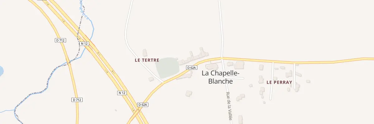 Plan du 5008 Le Bourg à La Chapelle-Blanche
