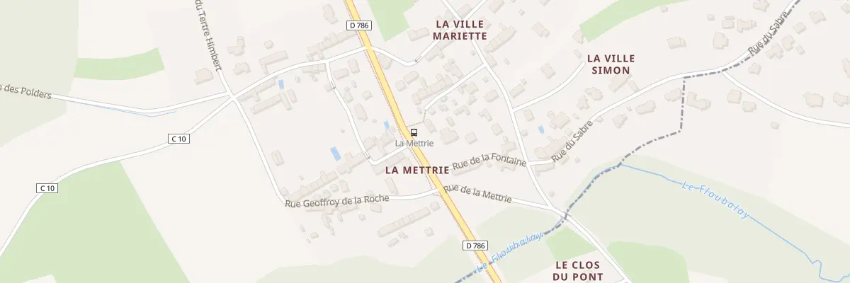 Plan du 21 Rue de la Mettrie à Lancieux
