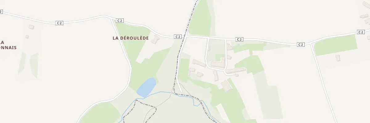 Plan de La Denilais à Aucaleuc
