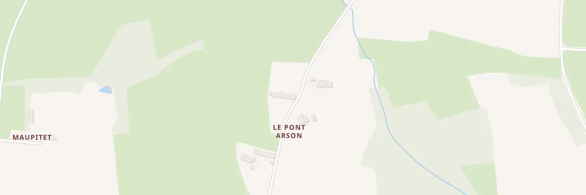 Plan du 2 Le Pont Arson à Beaussais-sur-Mer