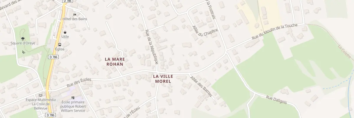 Plan du 43 Rue des Ecoles à Lancieux
