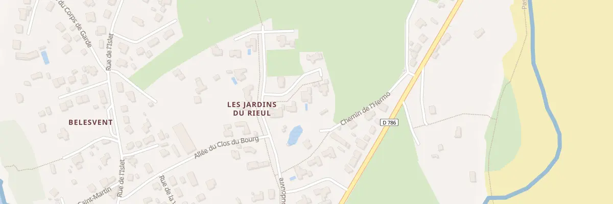 Plan du 6 All Houdeman à Lancieux