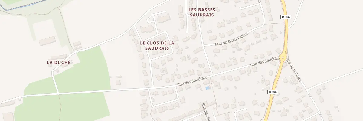 Plan du 23 Rue de la Baie à Beaussais-sur-Mer