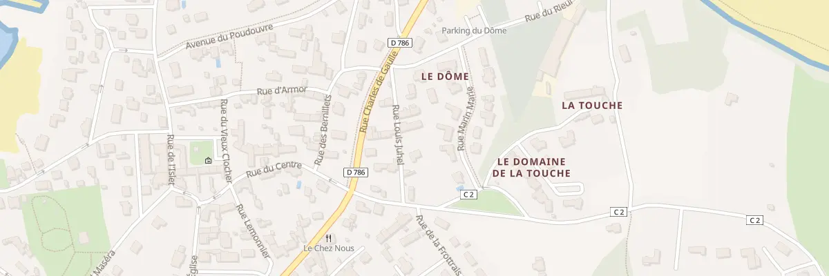 Plan du 4T Rue du Rieul à Lancieux