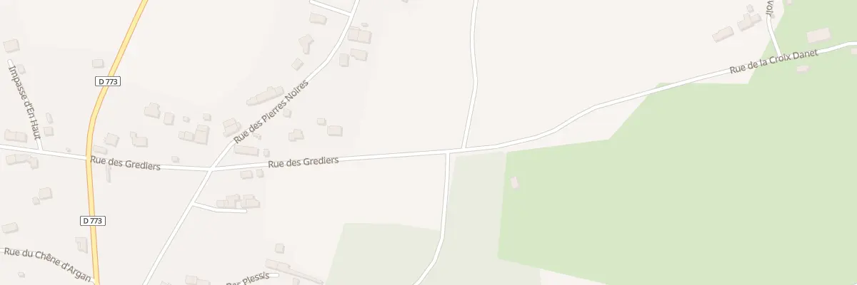 Plan du 25 Rue des Grediers à Beignon