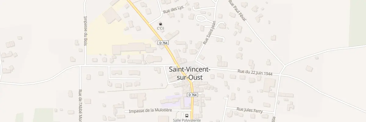 Plan du 3 Pl de la Mairie à Saint-Vincent-sur-Oust
