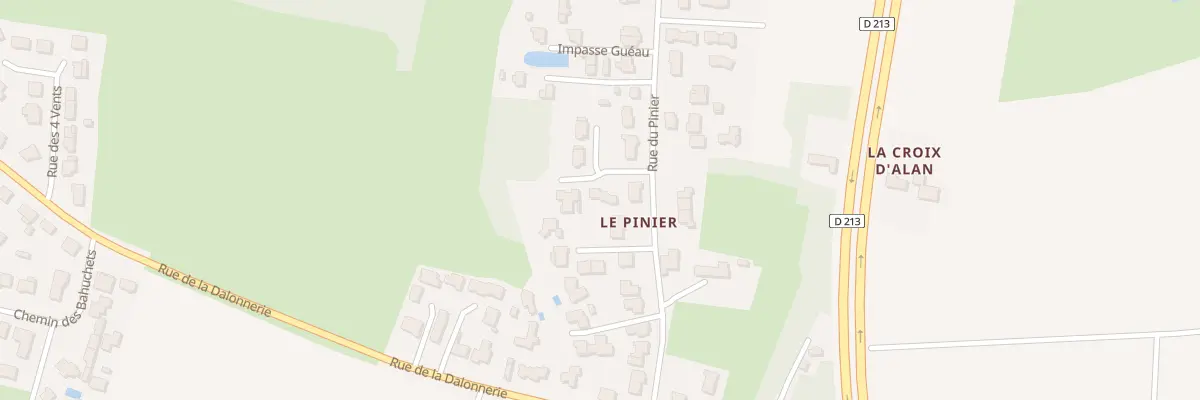 Plan du 2 Imp des Lavandières à Saint-Michel-Chef-Chef