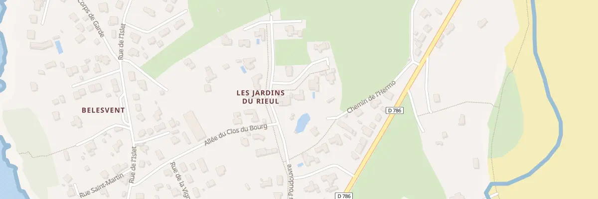 Plan du 4 Houdeman à Lancieux